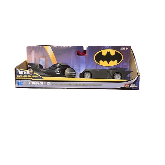 DC BATMAN Legacy Series 2 pack Lights and Sounds Animated Series NEW - Picture 4 of 7
